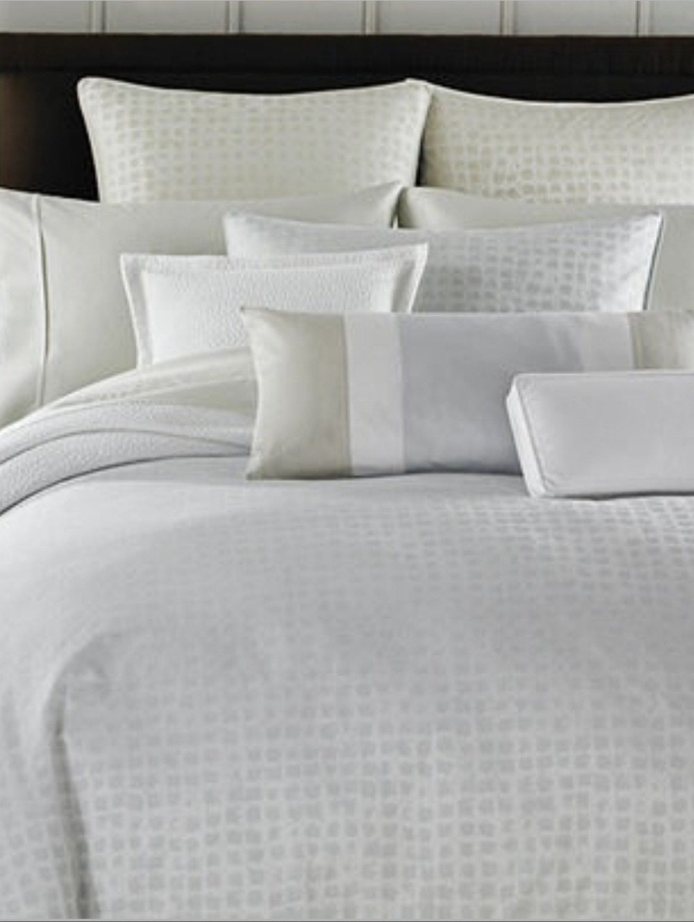 RARE Barbara Barry Beautiful Basics Patina-Heaven King Duvet Set 3Pc Ret: $537